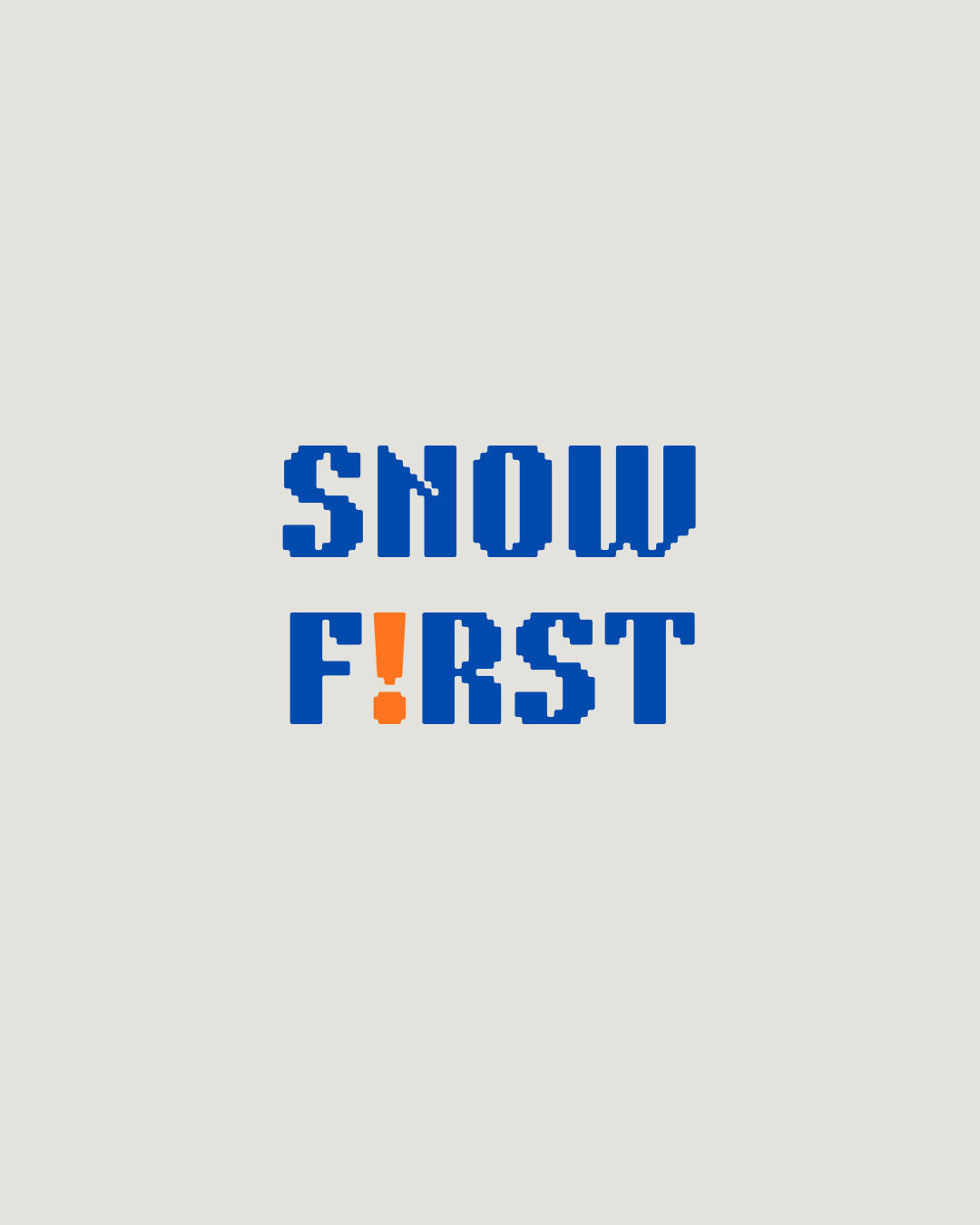 SNOW F!RST |雪地實驗室