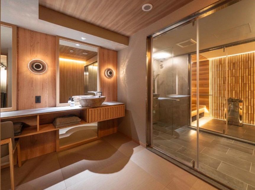 Ski Inn Hakuba, Iwatake 桑拿